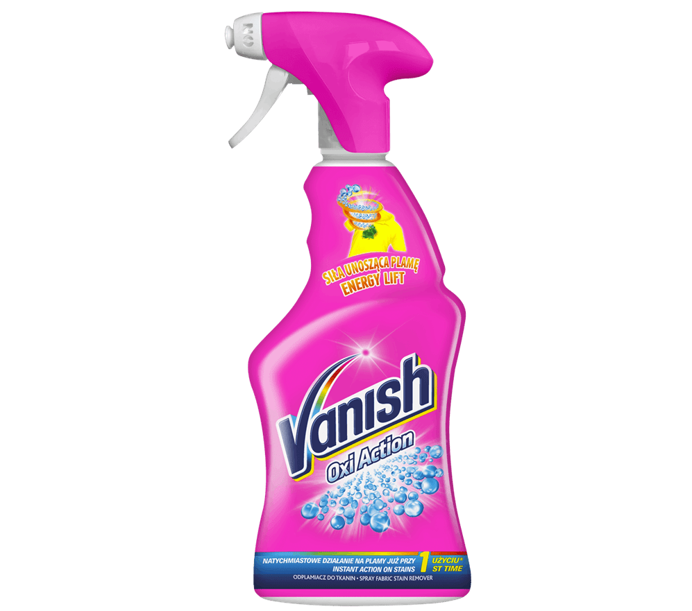 Vanish Oxi Action Odplamiacz do tkanin w sprayu
