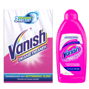 Vanish do prania firanek